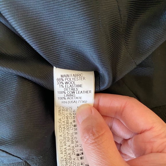 Zara unique moto jacket size small - Picture 6 of 6